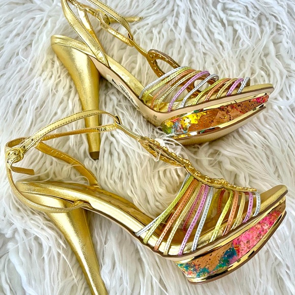 BCBGirls Shoes - BCBGirls Gold Platform.